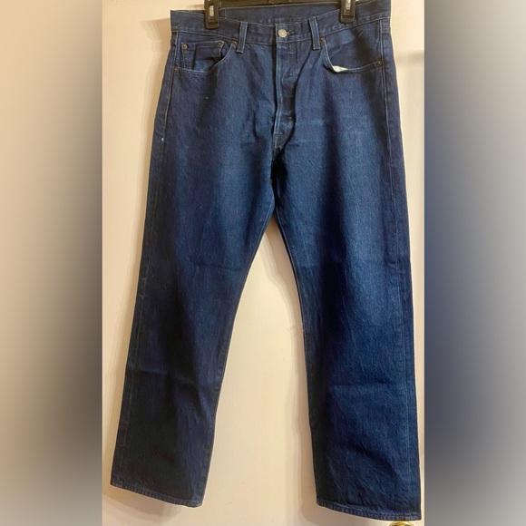 Vintage Levi's 501xx Jeans Button Fly 36X30 Blue Straight Leg Classic. - Picture 1 of 14